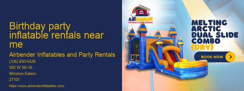 Party inflatable rental near me