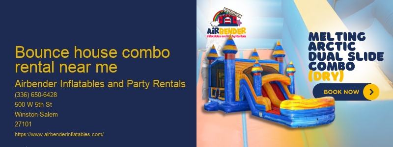 Rent inflatables water slides