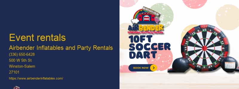 Party rentals inflatables near me