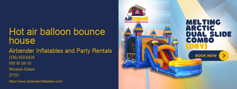 Party rentals inflatable water slide