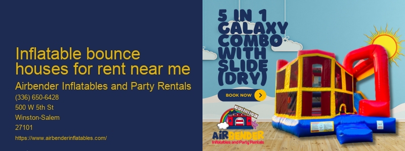 Party rentals inflatables near me