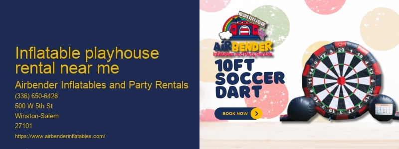 Inflatable party rentals for adults near me