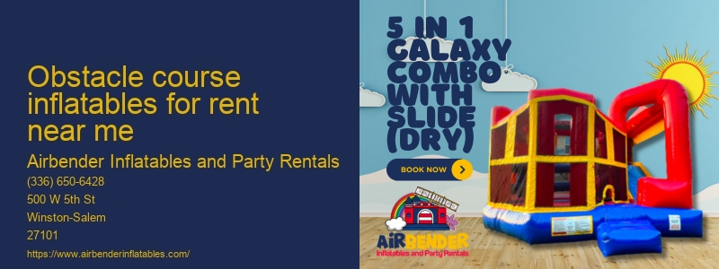 Party inflatable rental near me