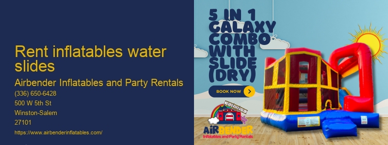 Inflatable rental prices